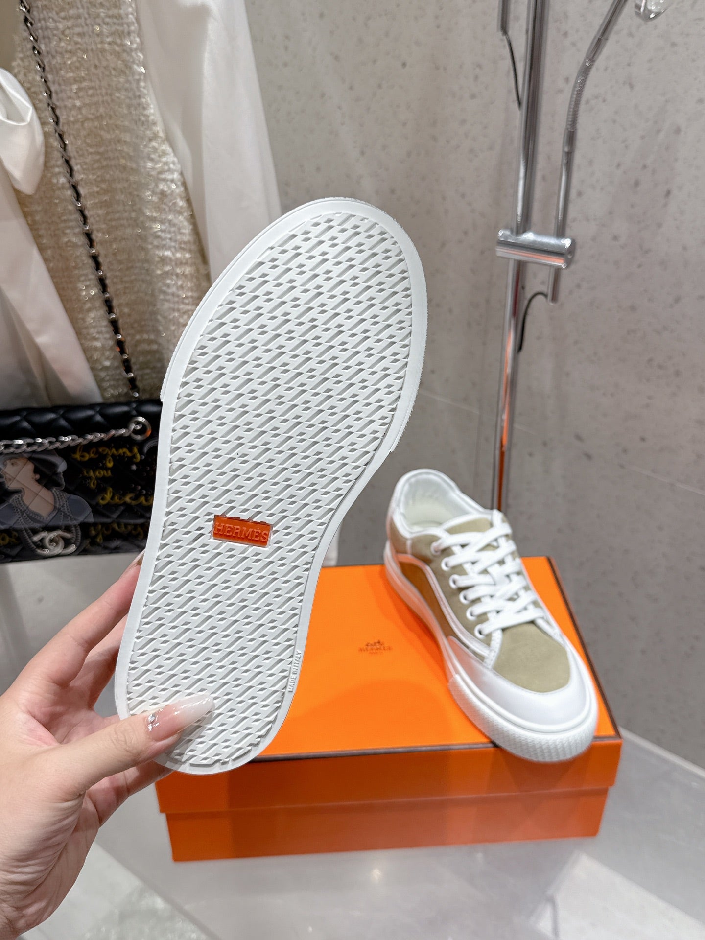 HM Get Sneaker Beige Esquisse Suede 204750