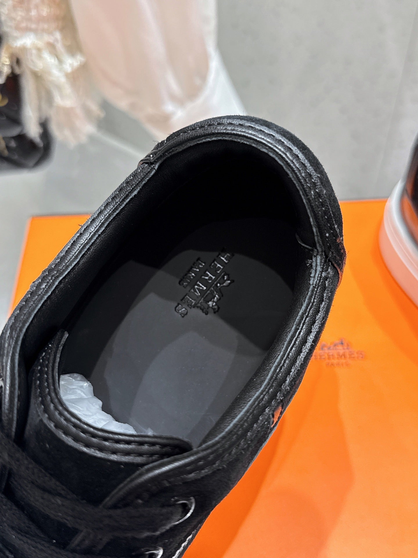 HM Get Sneaker Black Suede 204752