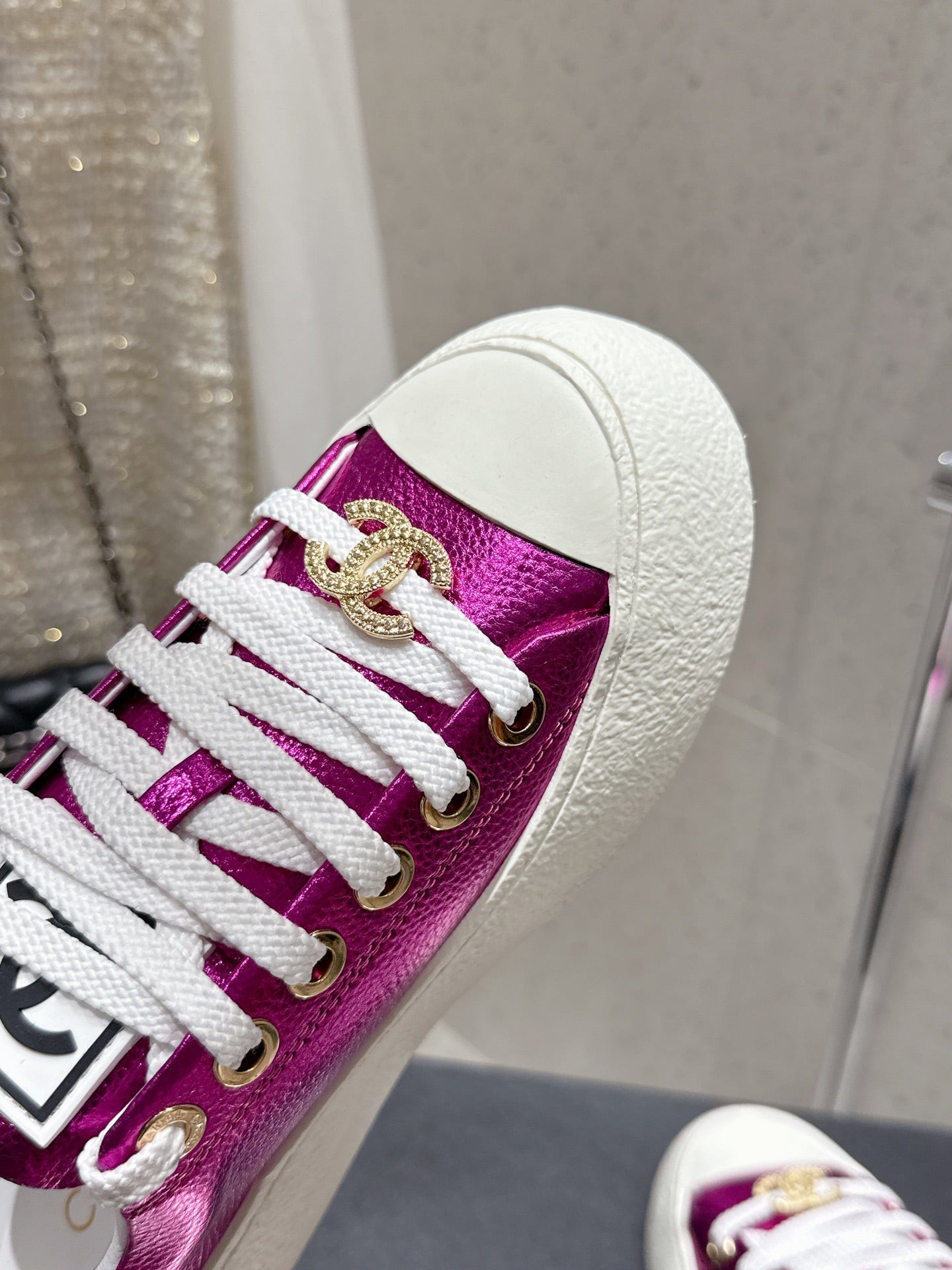 CC Sneaker Purple cowhide  204665