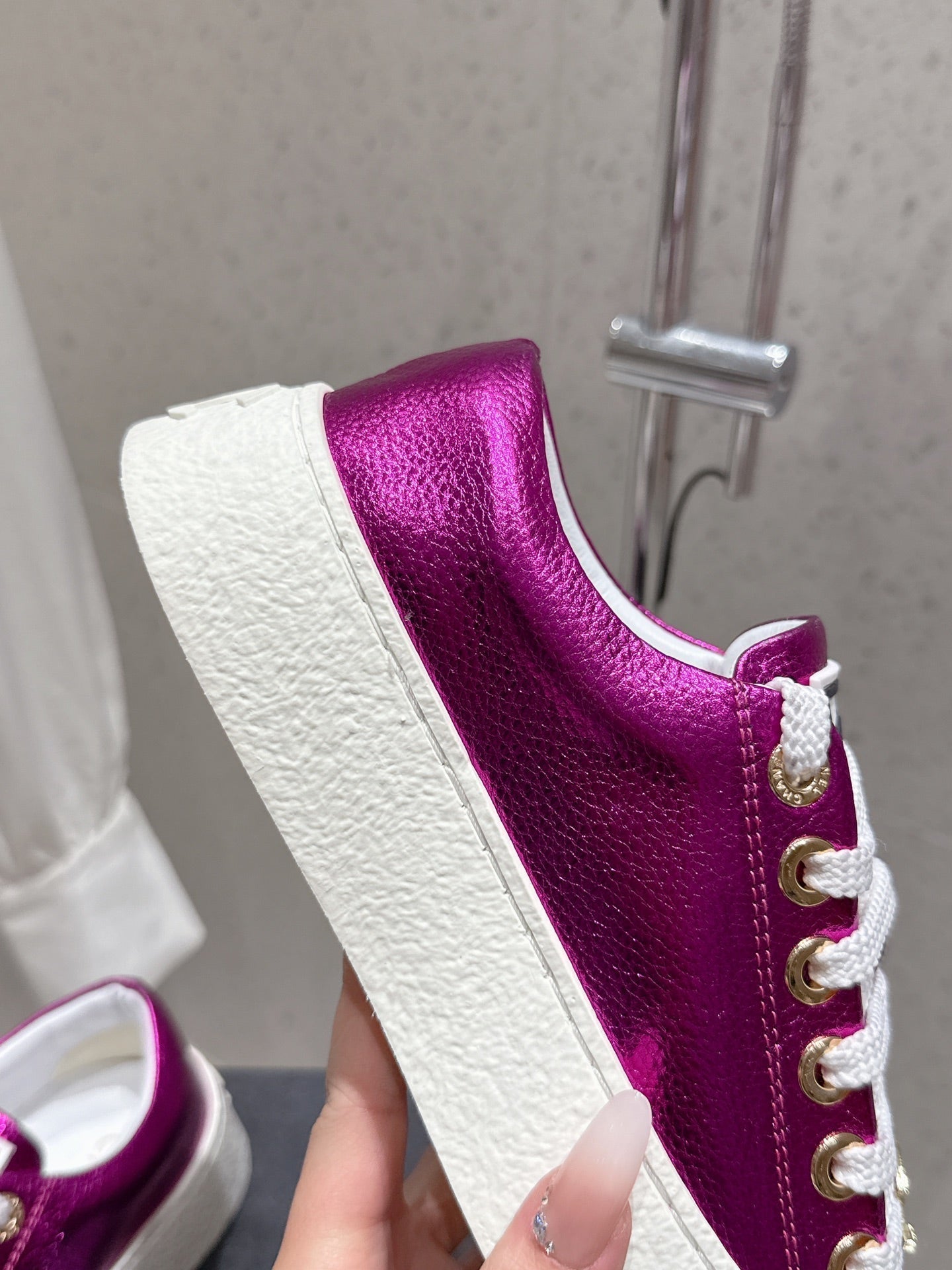 CC Sneaker Purple cowhide  204665