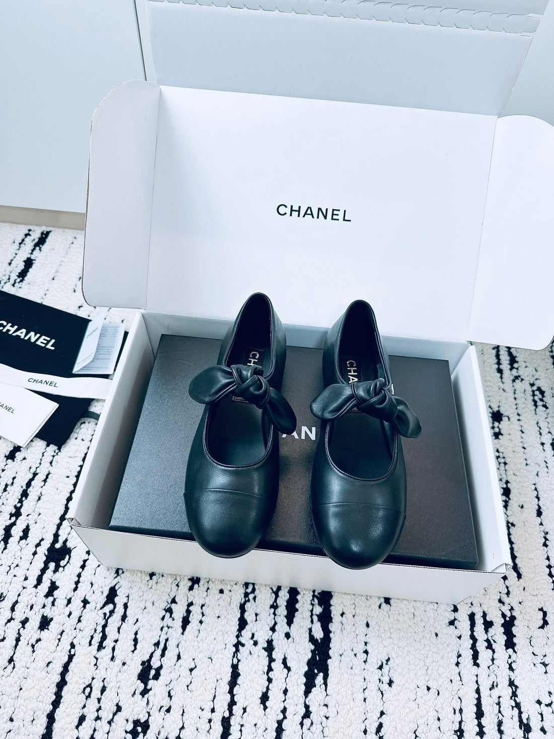 CC Mary Janes 15mm In Black Cowhide 144487