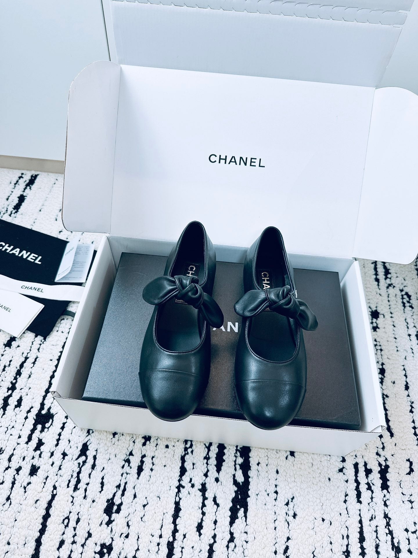 CC Mary Janes 15mm In Black Cowhide 144487