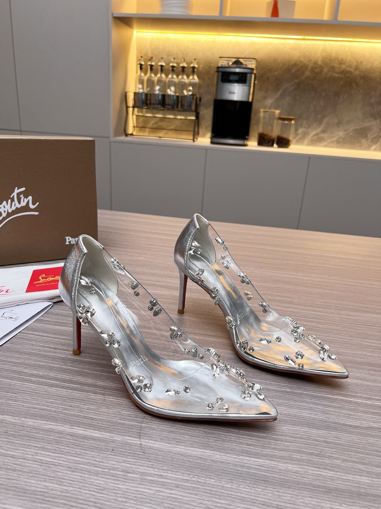 CL Degraqueen Pump PVC and Iridescent Nappa Leather 251053