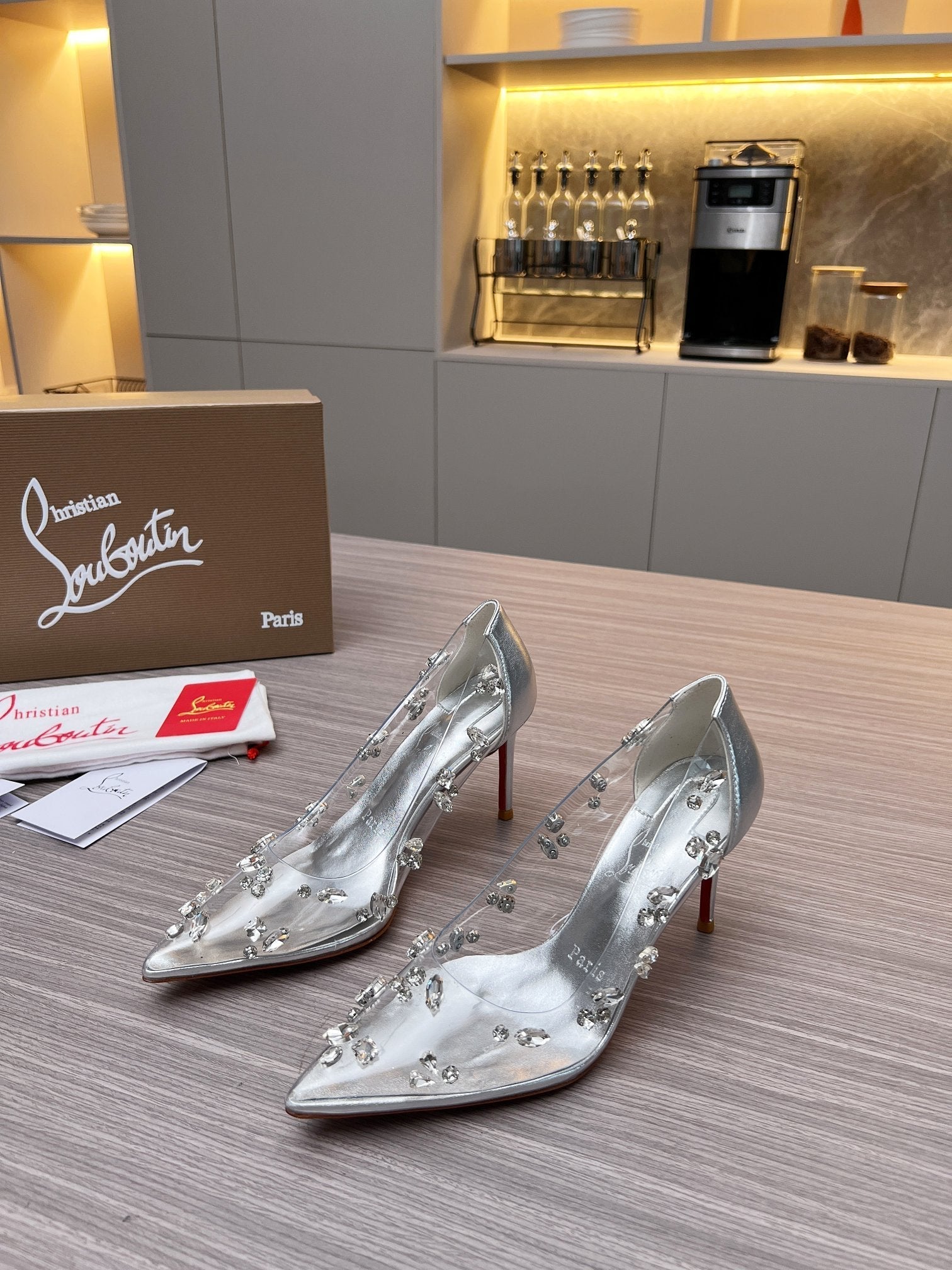CL Degraqueen Pump PVC and Iridescent Nappa Leather 251053