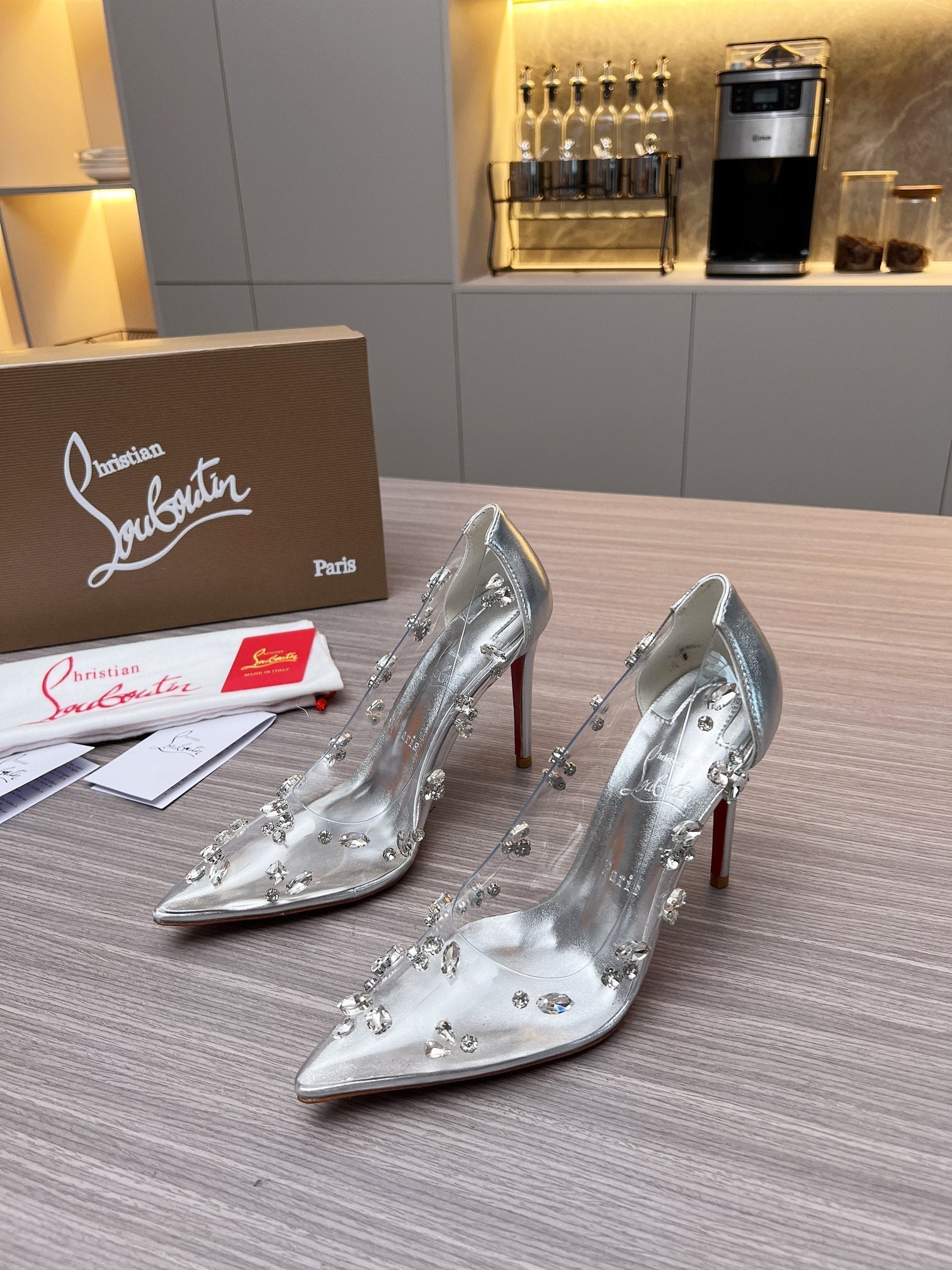 CL Degraqueen Pump PVC and Iridescent Nappa Leather 251053