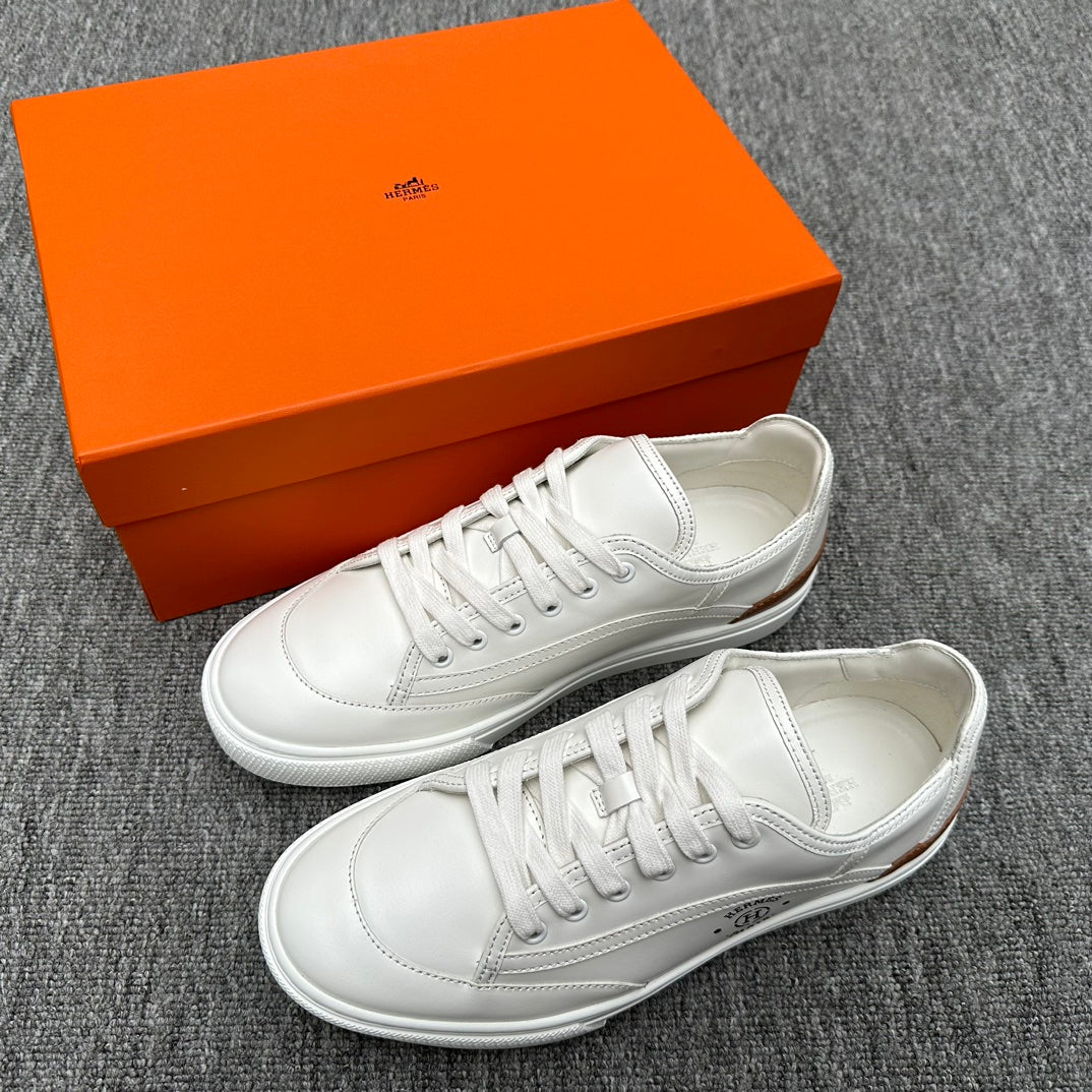 HM Men's Get Sneaker White Calfskin 336085