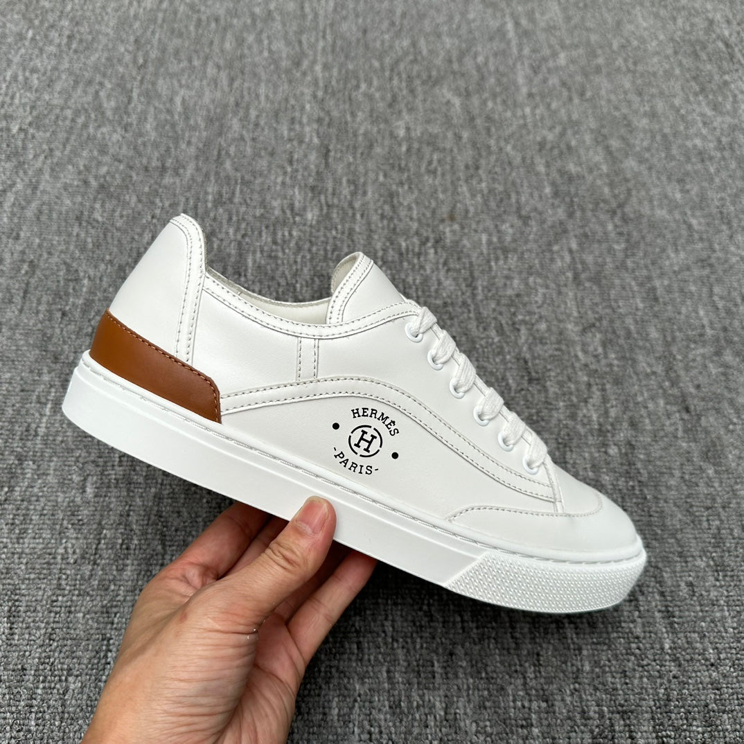 HM Men's Get Sneaker White Calfskin 336085