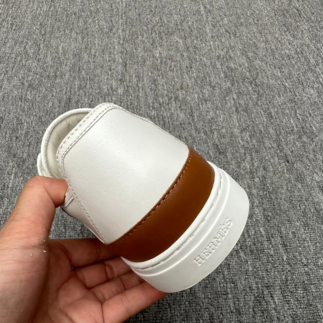 HM Men's Get Sneaker White Calfskin 336085