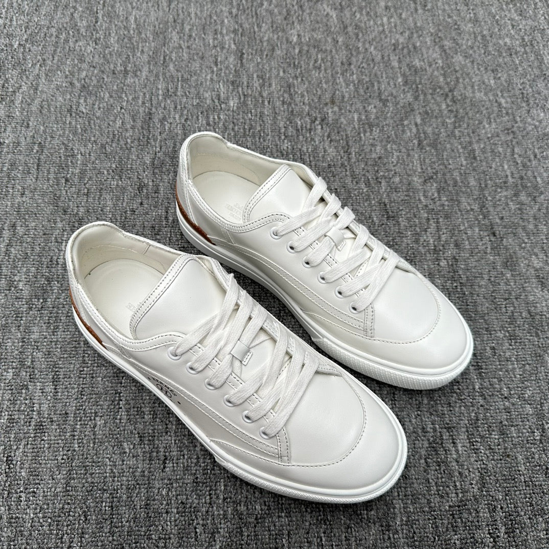 HM Men's Get Sneaker White Calfskin 336085