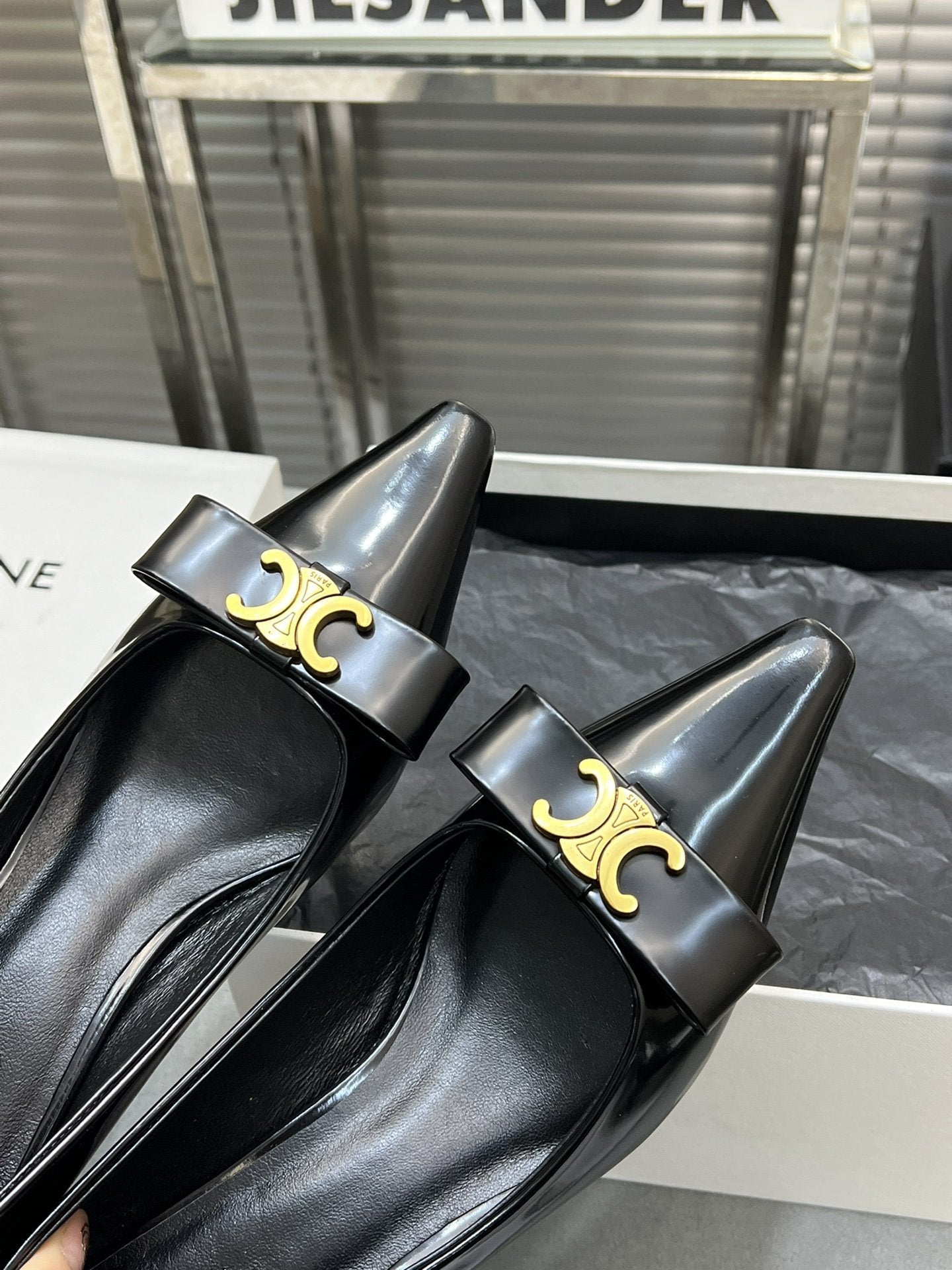cl pumps 50 black calfskin