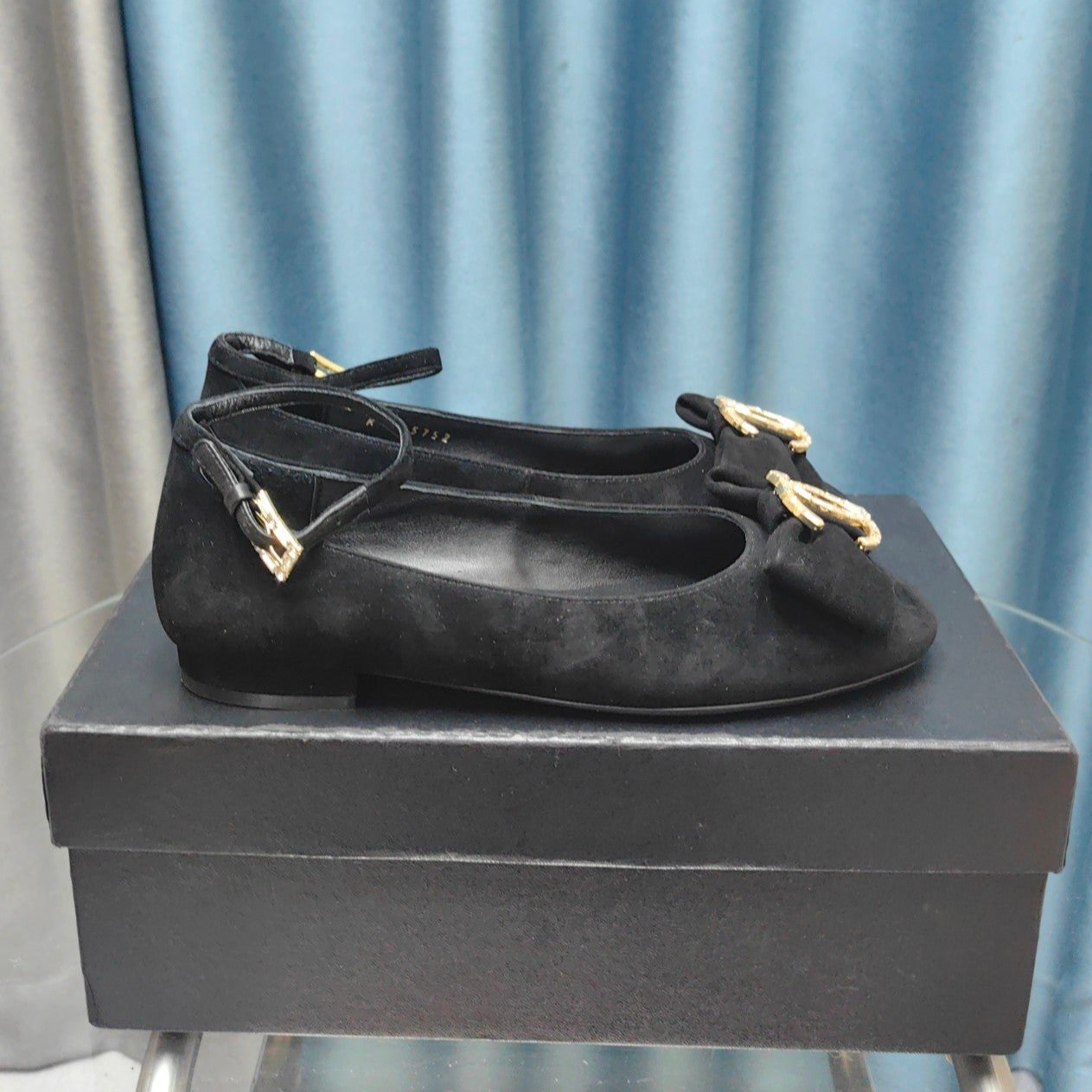 CC Mary Jane Black Bow Suede And Lambskin