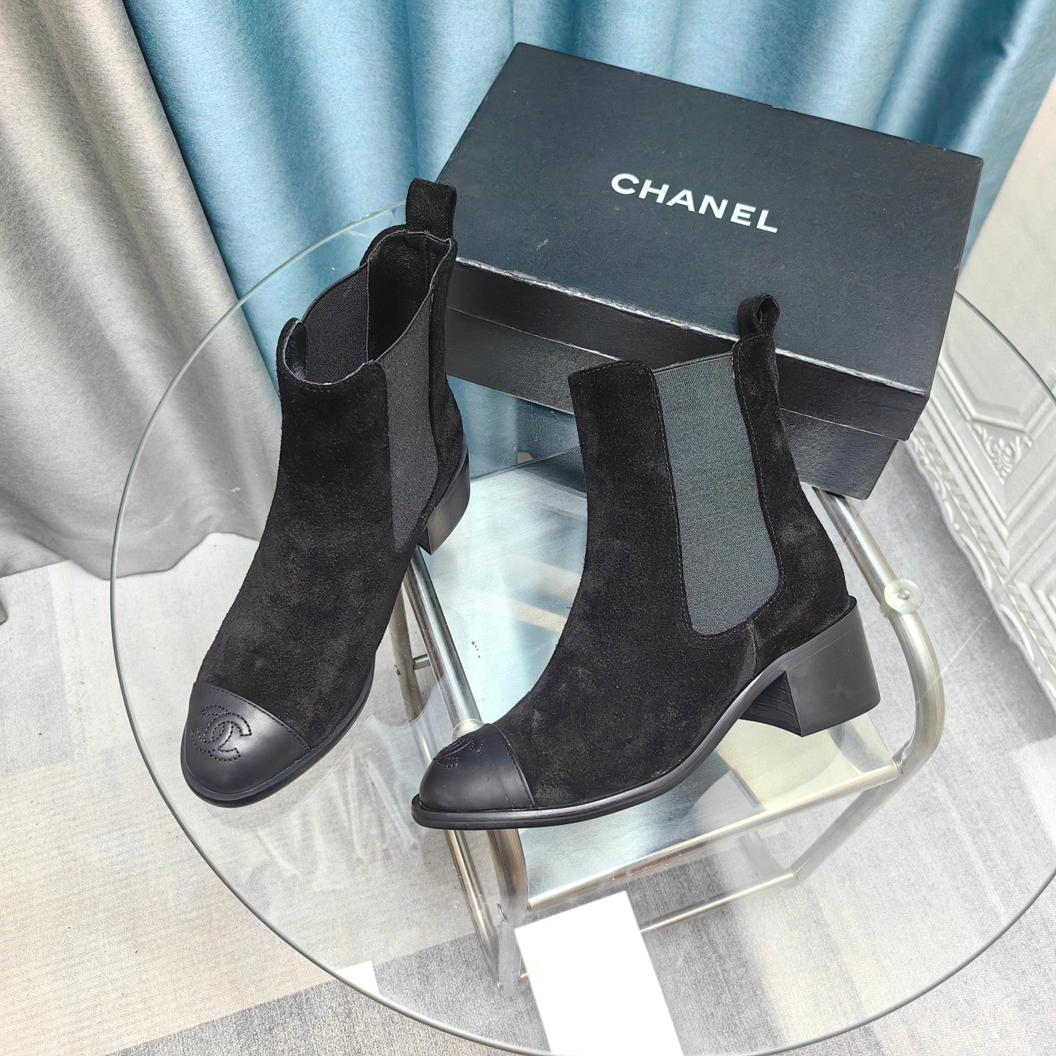 CC Chelsea Ankle Boots Black Suede
