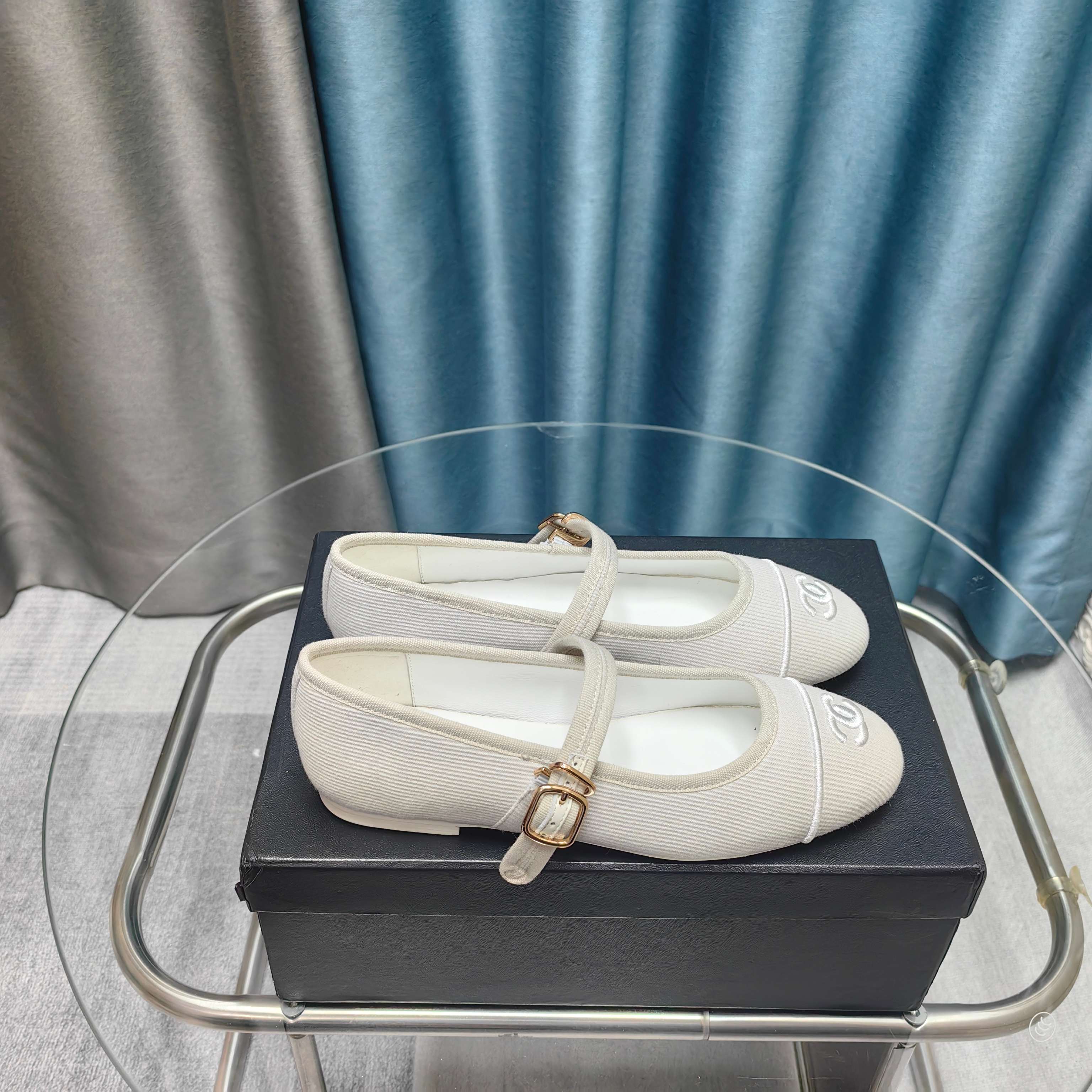 CC 25C Marry Janes Cream Fabric