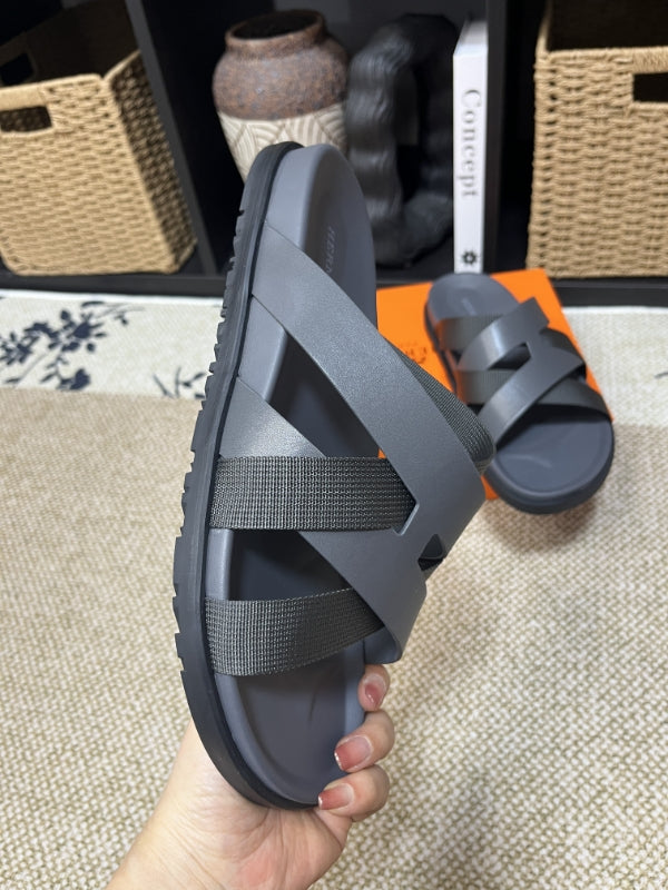 HM Men's Kazimir Grey Calfskin 595527