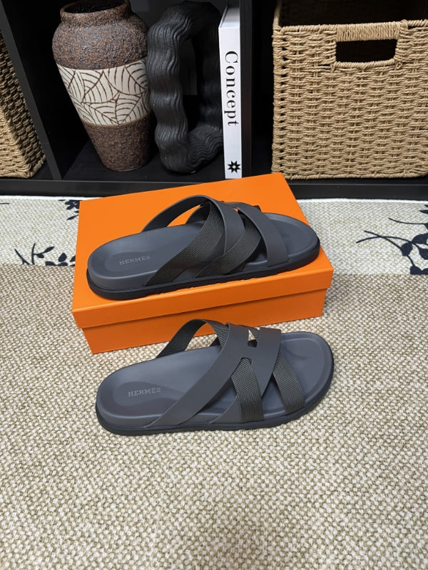 HM Men's Kazimir Grey Calfskin 595527