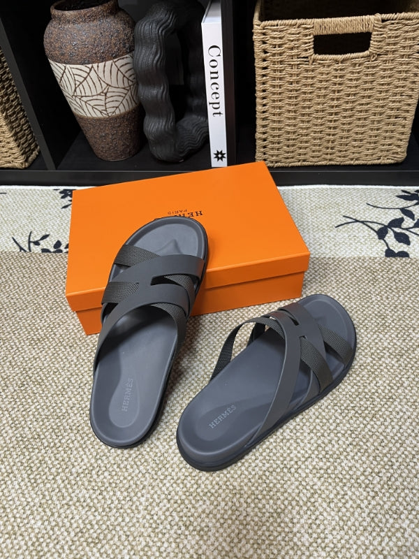 HM Men's Kazimir Grey Calfskin 595527