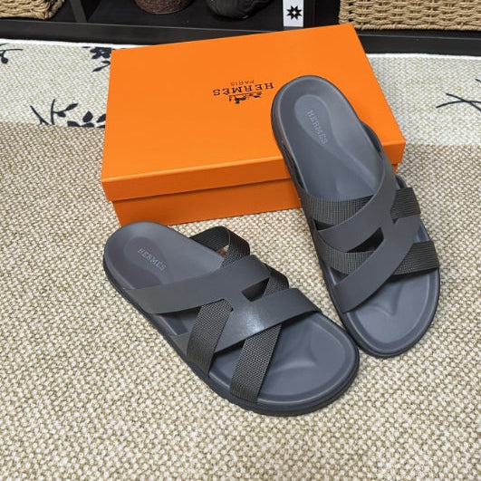 HM Men's Kazimir Grey Calfskin 595527