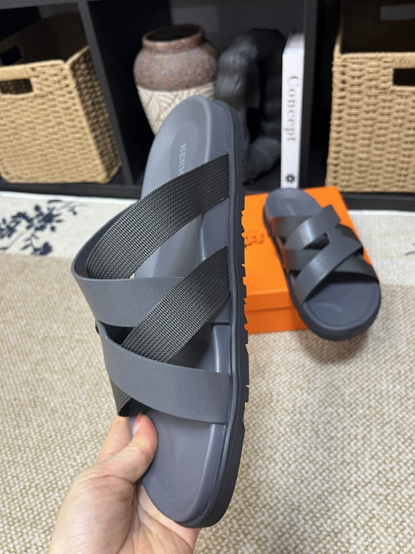 HM Men's Kazimir Grey Calfskin 595527