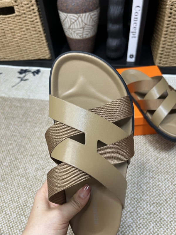 HM Men's Kazimir Moss Green Calfskin 595567