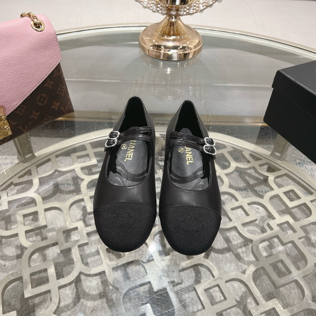 mary janes double buckle black calfskin grosgrain