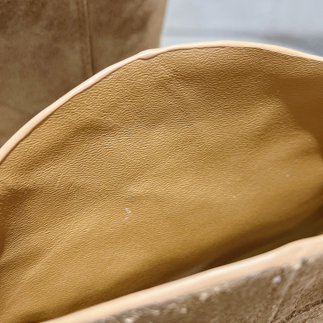 CC Ankle Boots 40mm Light Brown Suede