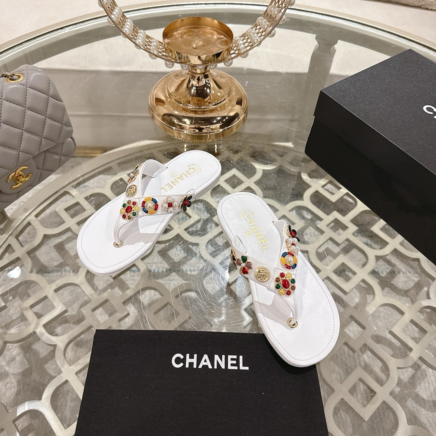 CC 25 Thong Sandal Sheepskin 268971