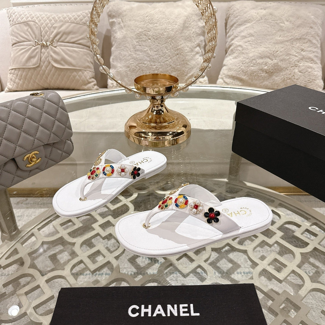 CC 25 Thong Sandal Sheepskin 268971