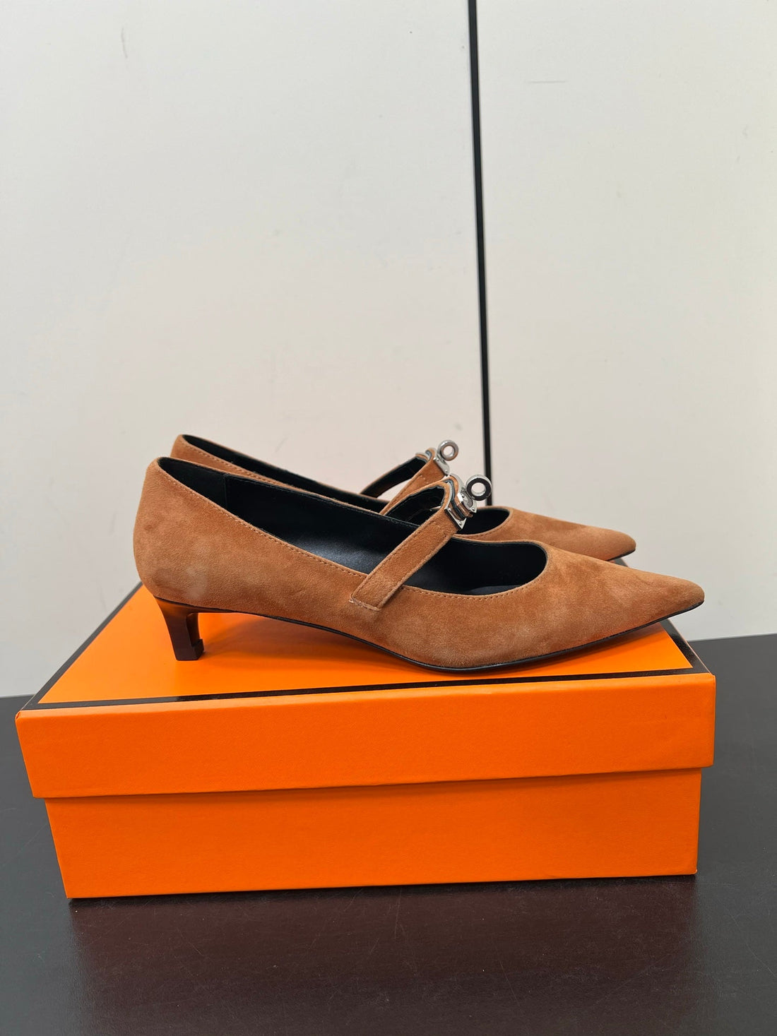 HM 25C Kiara 40 Pump Cider Orange Suede 210270