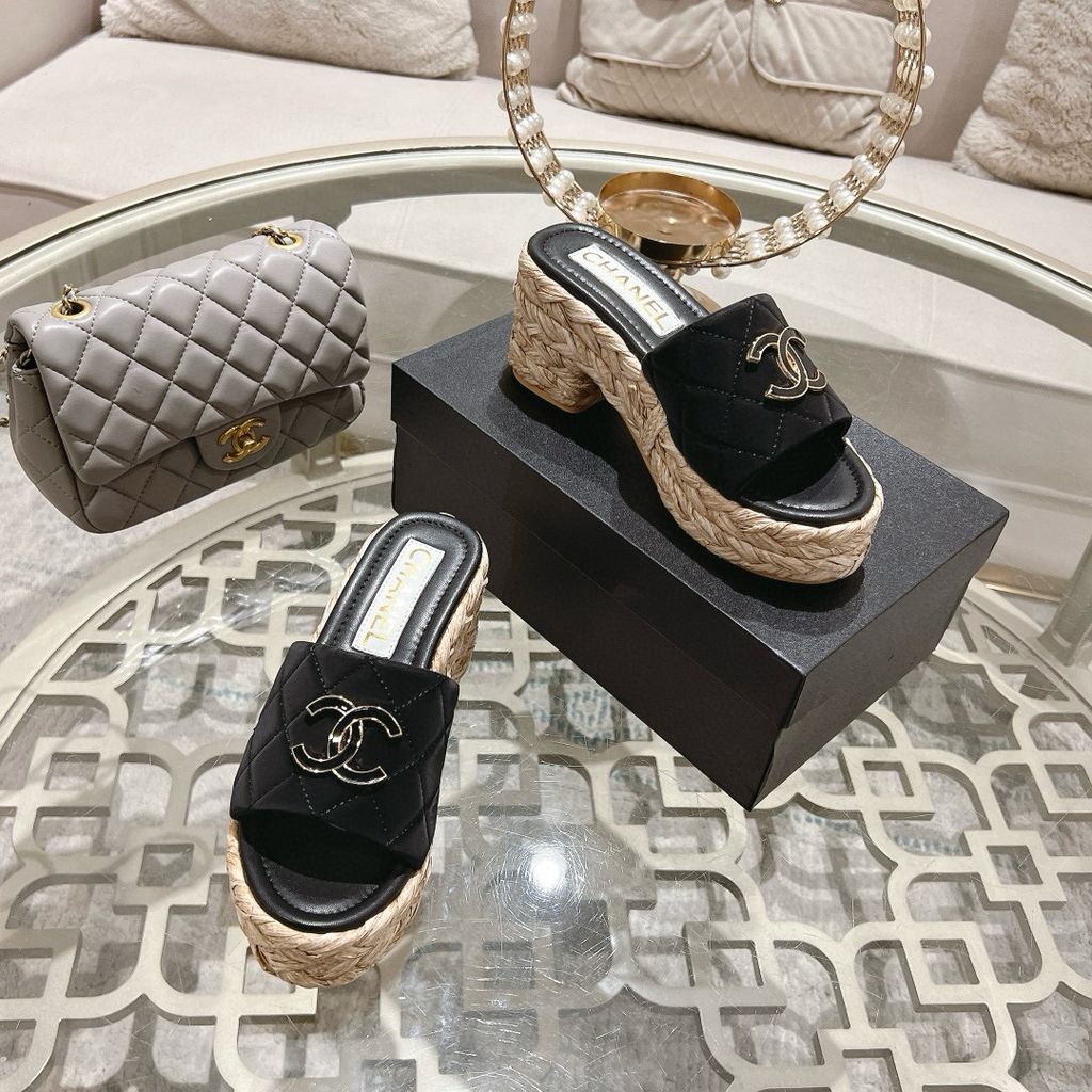 CC Espadrilles Platform Canvas