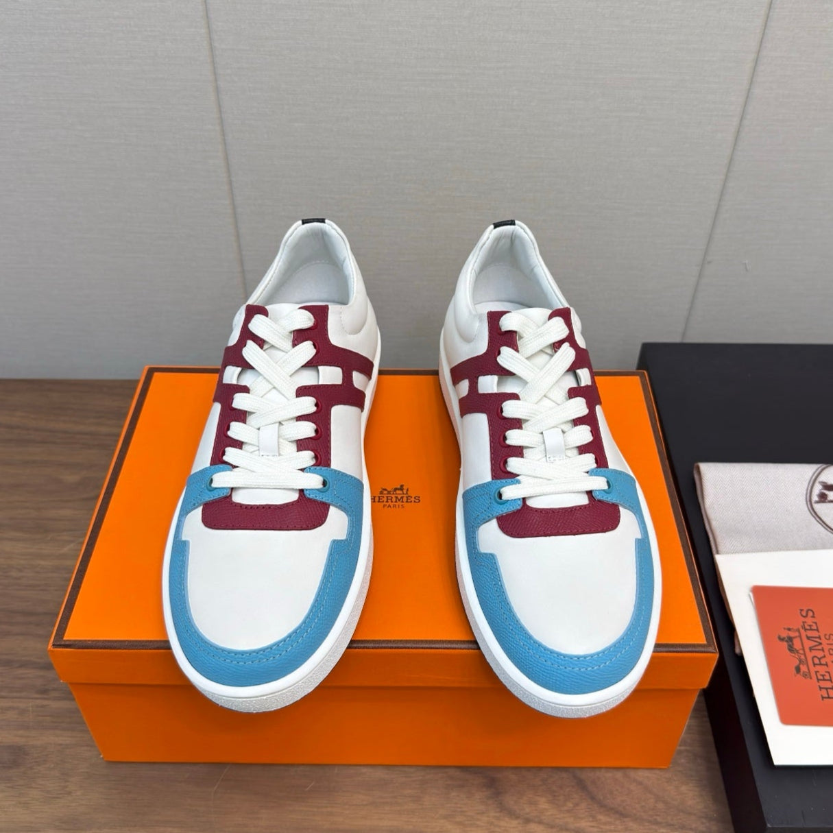 HM Join Sneaker White mix Multicolor Calfskin   213518