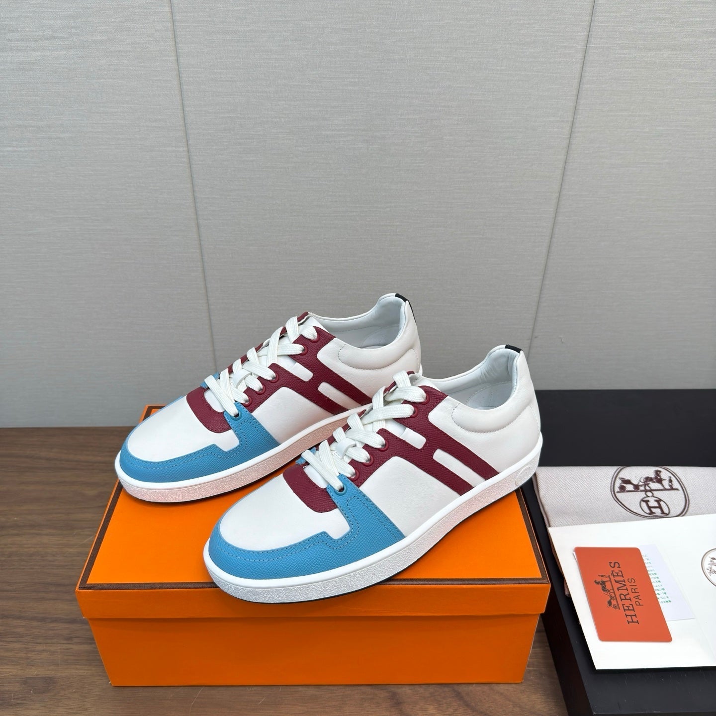 HM Join Sneaker White mix Multicolor Calfskin   213518