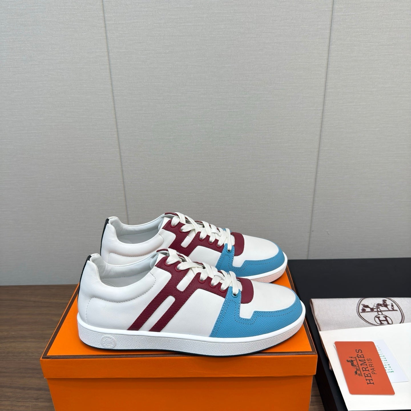HM Join Sneaker White mix Multicolor Calfskin   213518