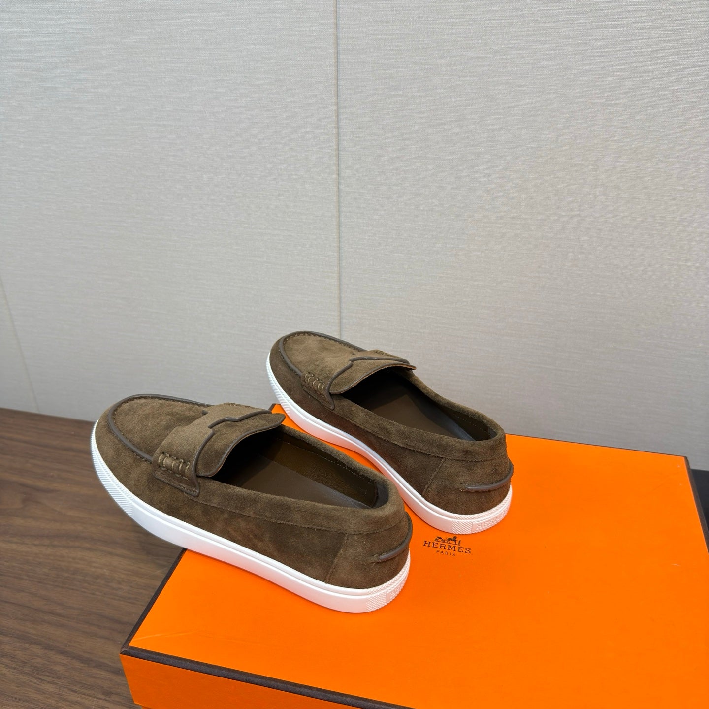 HM 25 Loafers Moss Green Cowhide 329173