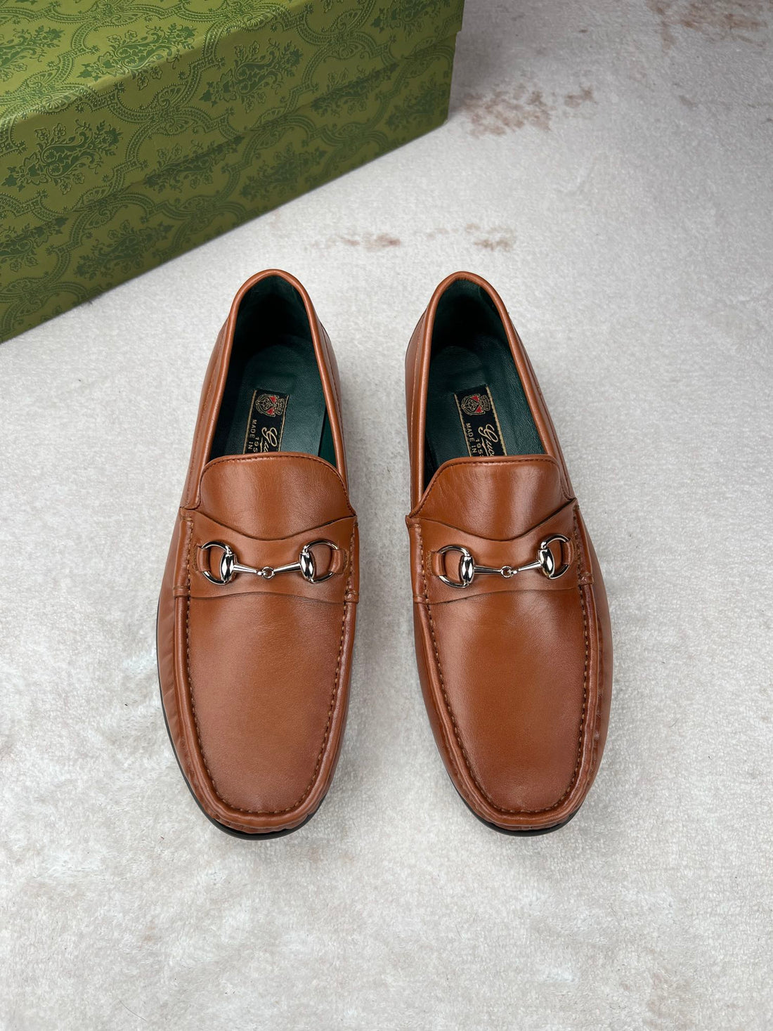 GG Men's Horsebit Loafer Brown Calfskin 529093