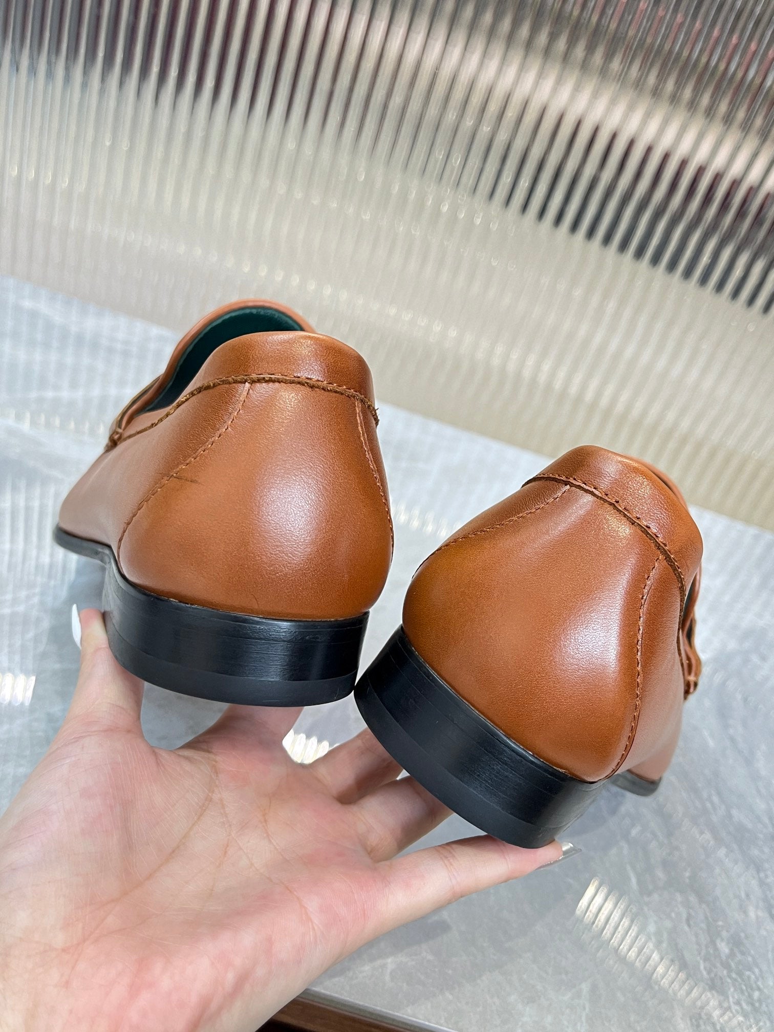 GG Men's Horsebit Loafer Brown Calfskin 523976