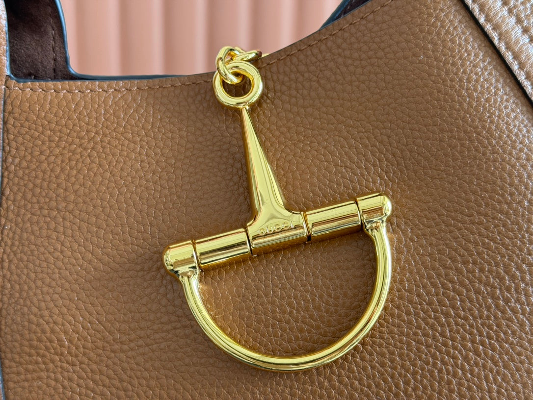Gucci Solfbit 27.5 Bag Brown Calfskin 244325