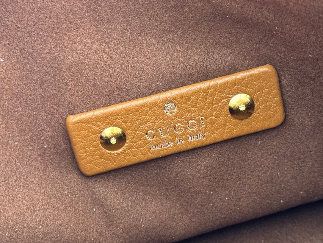 Gucci Solfbit Bag Brown Calfskin 244325