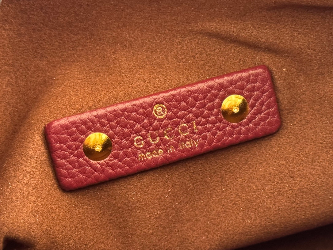 Gucci Solfbit 27.5 Bag Rosso Ancora red Calfskin 244324