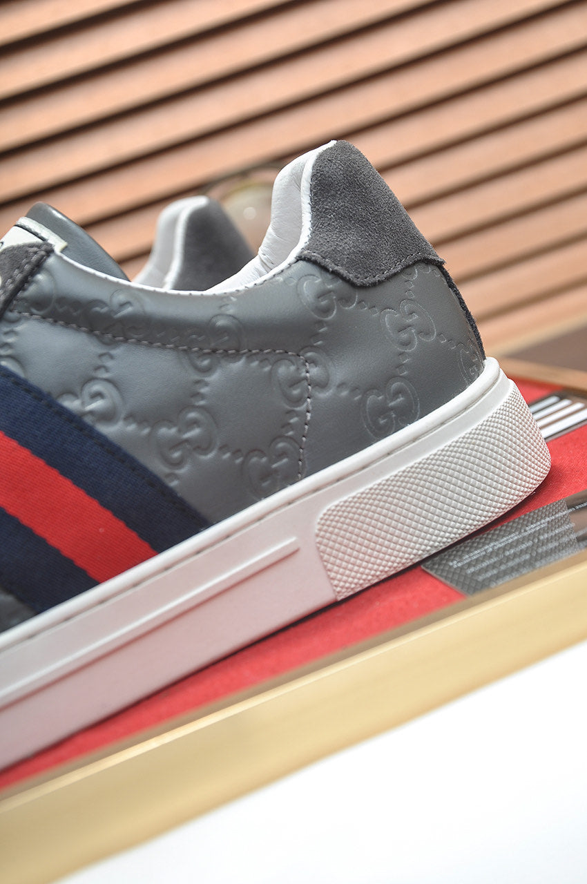 GG Men's ACE Sneaker Grey Suede Sheepskin 526171