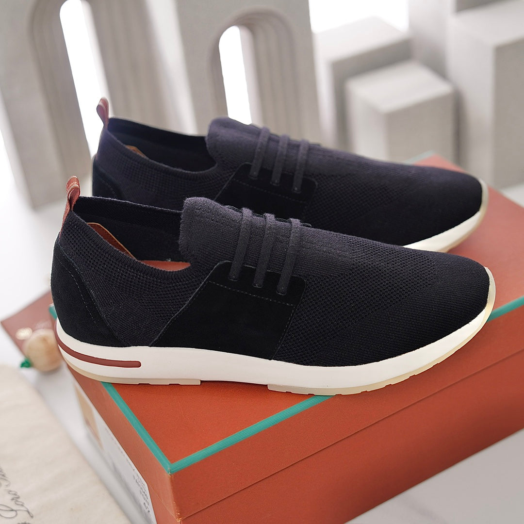 LP 360 TEXTILE FLEXY WALK SNEAKER BLACK WOOL