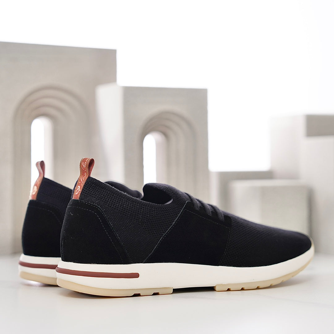 LP 360 TEXTILE FLEXY WALK SNEAKER BLACK WOOL