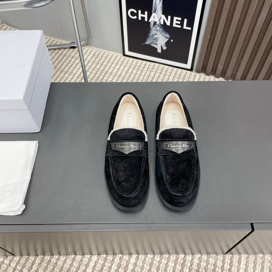 CD Loafer In Black Suede 996005