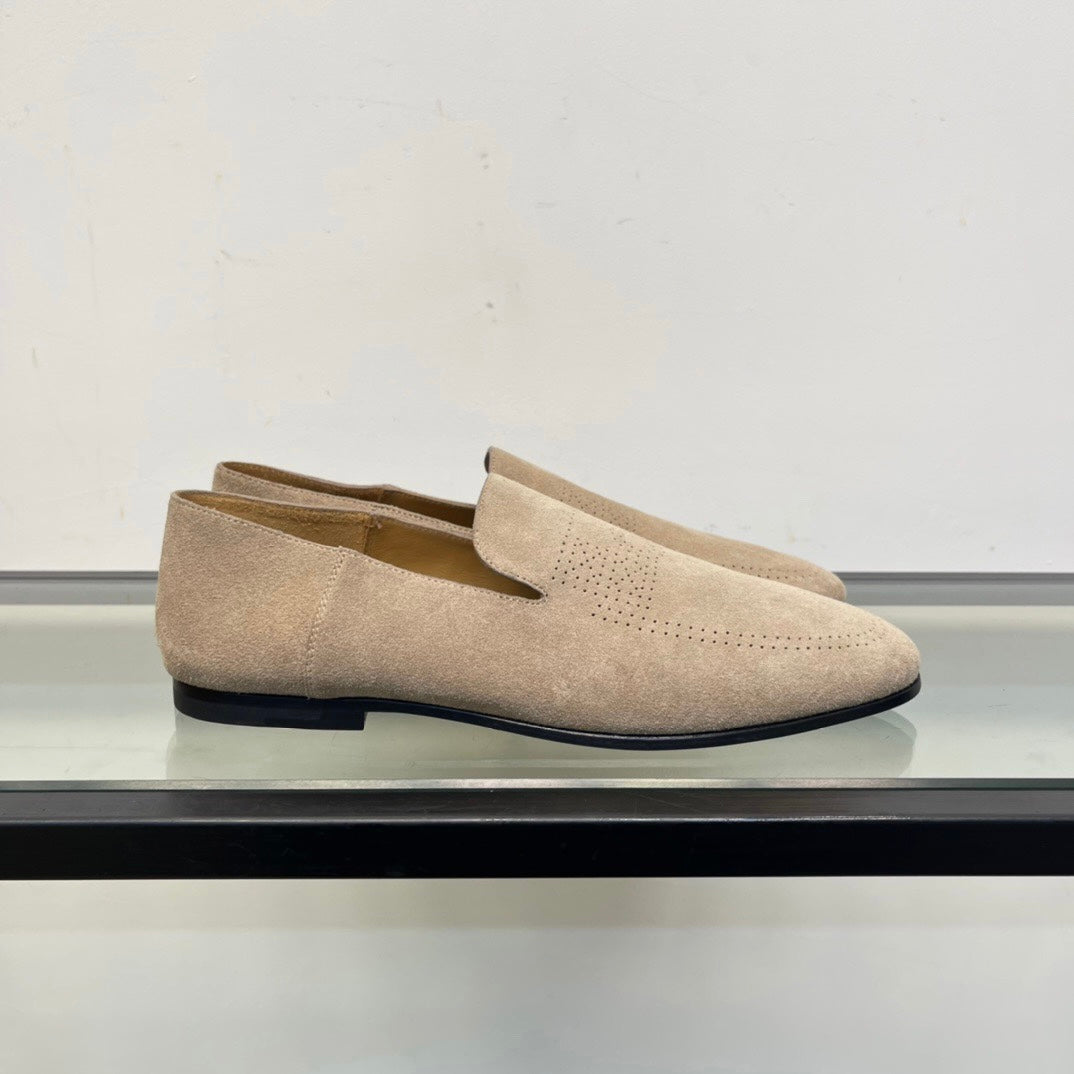 HM Men's Loafer Beige Suede 603628