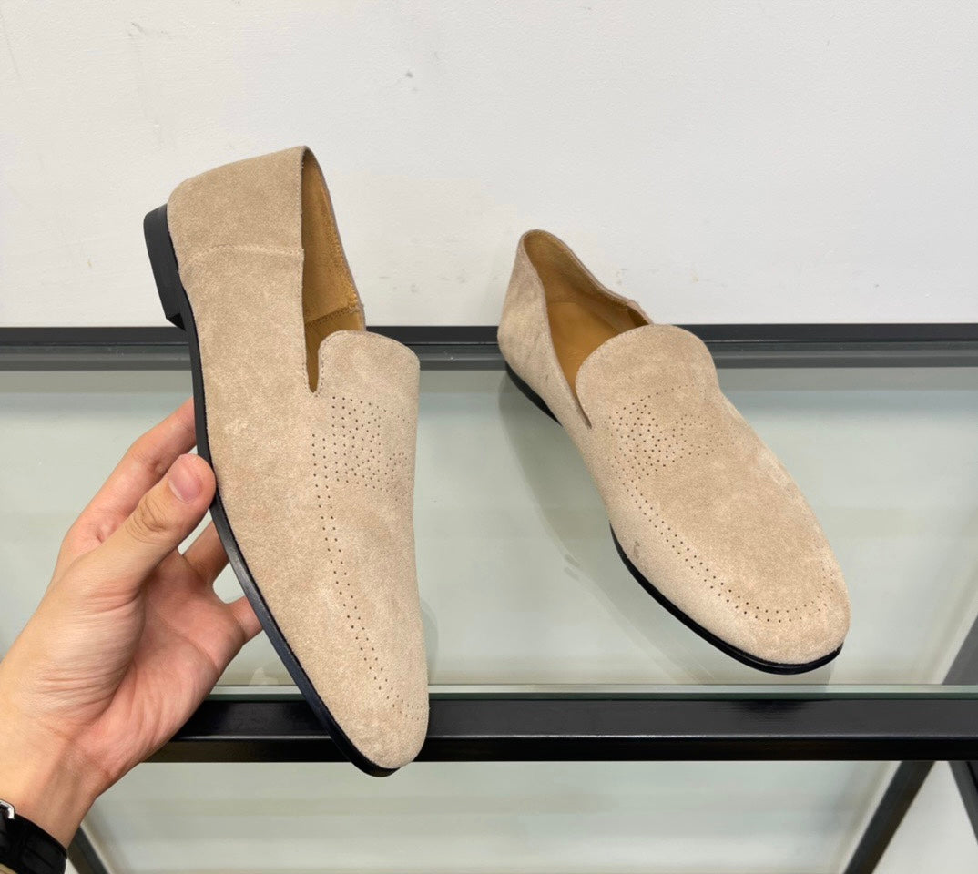 HM Men's Loafer Beige Suede 603628