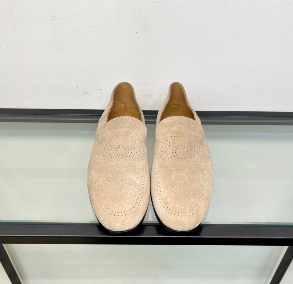 HM Men's Loafer Beige Suede 603628