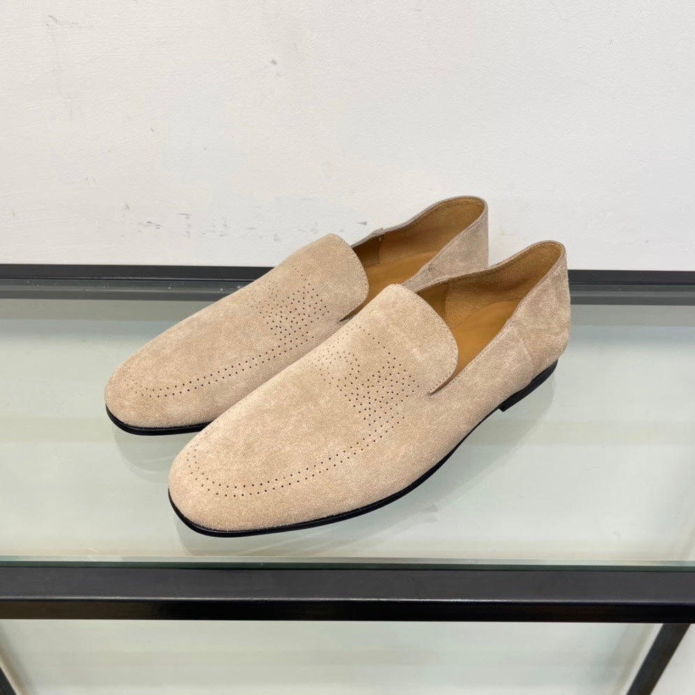 HM Men's Loafer Beige Suede 603628