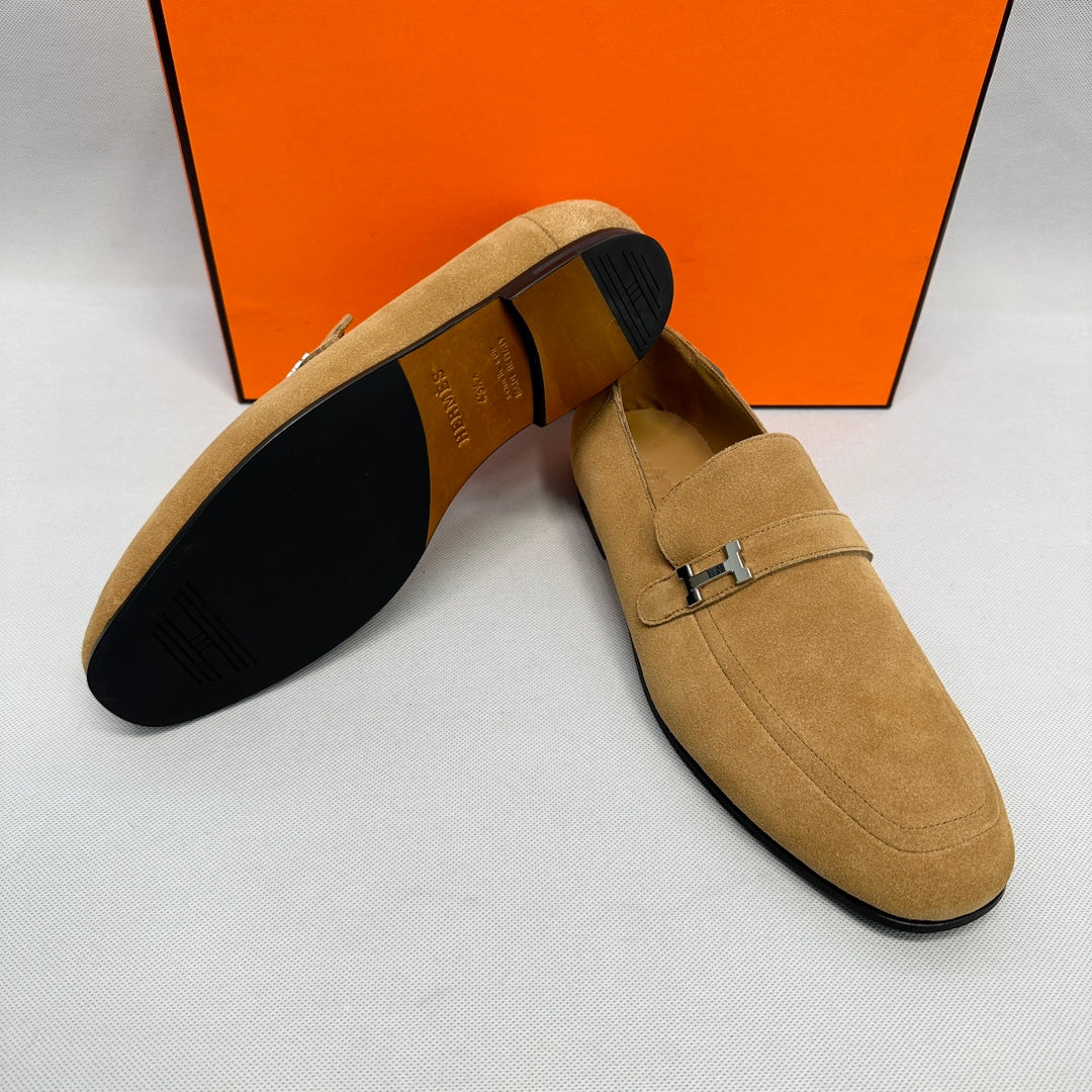 HM Men's Paris Loafer Goldenrod Suede 544633