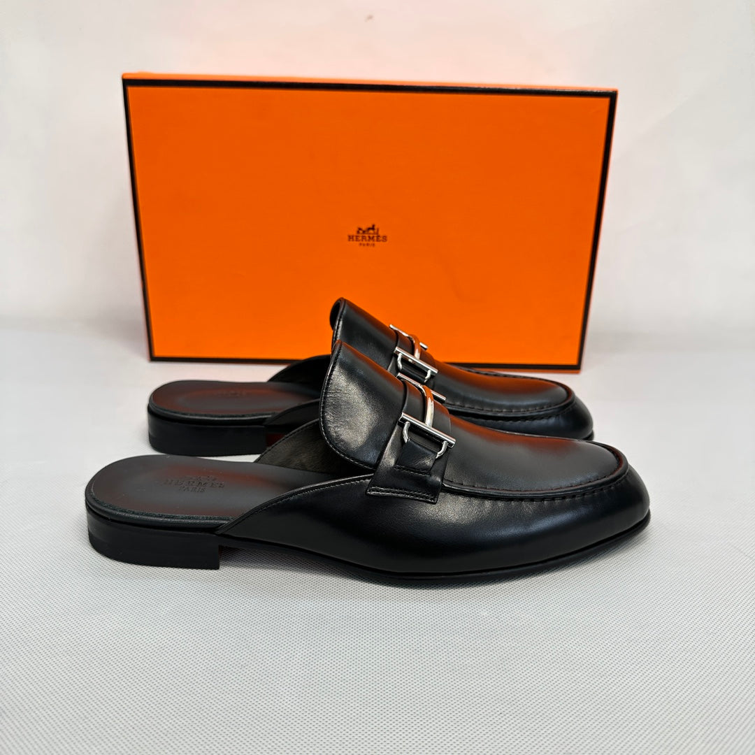 HM Men's Hot Mule Black Calfskin 640284