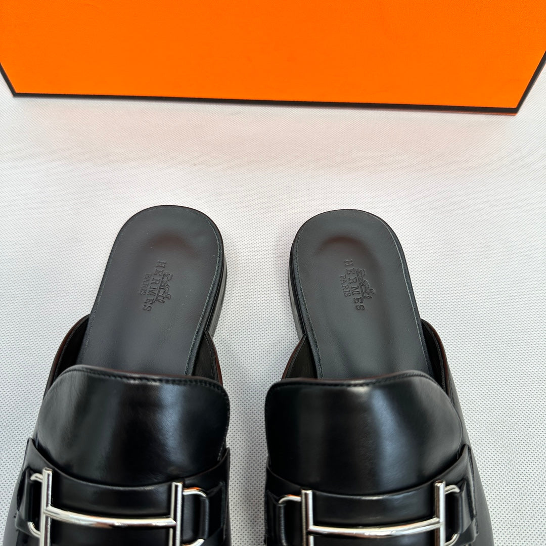 HM Men's Hot Mule Black Calfskin 640284