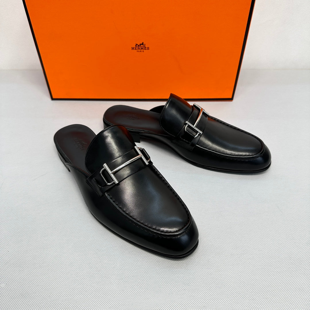 HM Men's Hot Mule Black Calfskin 640284